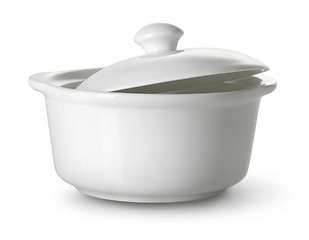 Image showing White ceramic tureen