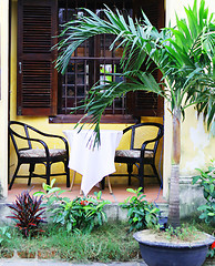 Image showing Table and chairs