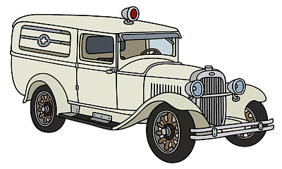 Image showing Vintage ambulance