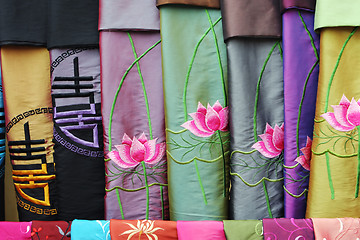 Image showing Vietnamese scarves