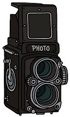 Image showing Retro photographic camera