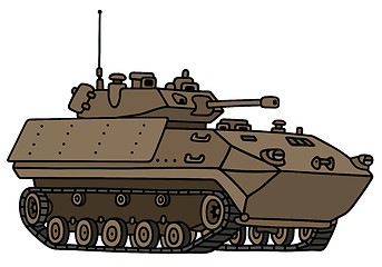 Image showing Sand armoured vehicle