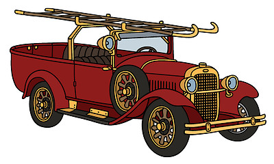Image showing Vintage fire truck