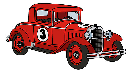 Image showing Vintage racing car