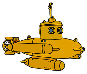 Image showing Small submarine