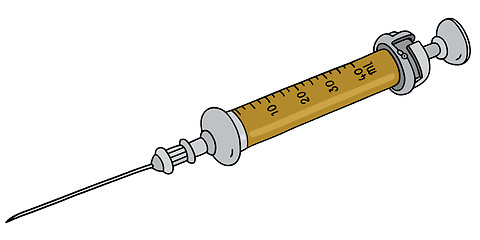 Image showing Old syringe