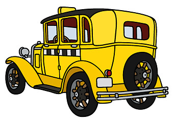 Image showing Vintage taxi