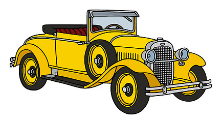 Image showing Vintage roadster