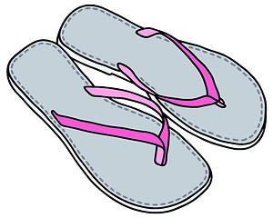 Image showing Simple sandals