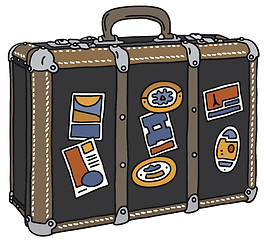 Image showing Vintage suitcase