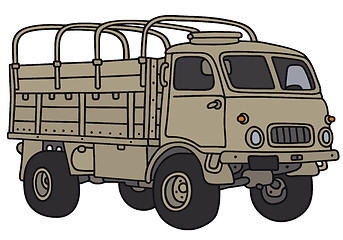 Image showing Old military truck
