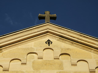 Image showing Church detail with a cross