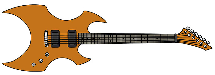 Image showing Hard rock guitar