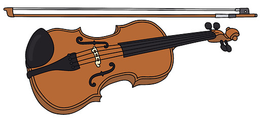 Image showing Classic violin