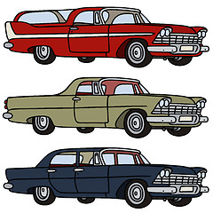 Image showing Classic big cars