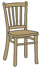 Image showing Wooden chair