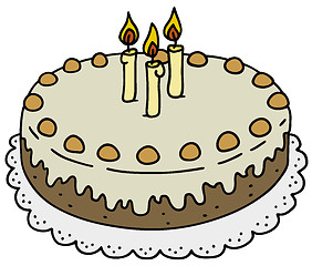 Image showing Birthday cake