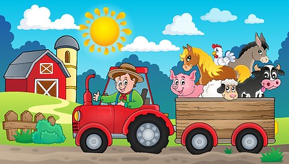 Image showing Tractor theme image 3