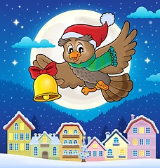 Image showing Christmas owl theme image 4