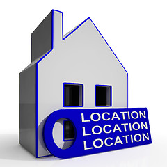 Image showing Location Location Location House Means Perfect Area And Home