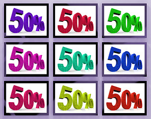 Image showing 50 On Monitors Showing Big Clearances And Promotions