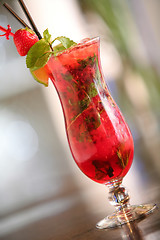 Image showing Red Mohito