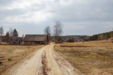 Image showing Village in Autumn