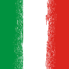 Image showing Flag of Italy. Italian Pattern.