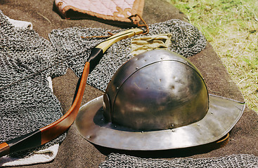 Image showing The Old Metal Helmet