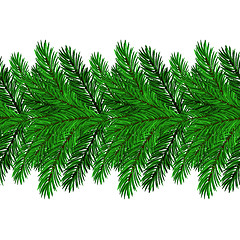 Image showing Fir Green Branches