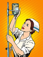 Image showing Nurse medicine dropper