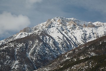 Image showing Mountains in the Alps