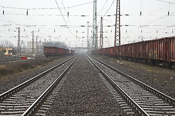 Image showing Freight Train Station