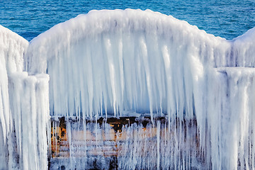 Image showing An Icy Arch 