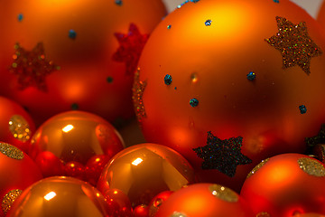 Image showing Close-up of Christmas Balls