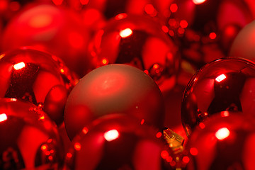 Image showing Close-up of Christmas Balls