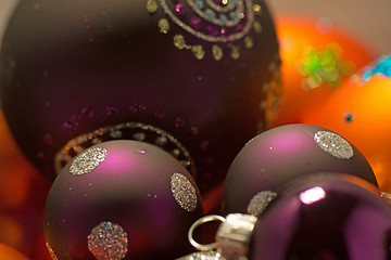 Image showing Close-up of Christmas Balls