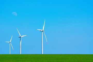 Image showing Wind Turbines in Bulgaria