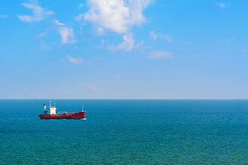 Image showing Oil Tanker in the Sea