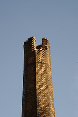 Image showing old angular chimney