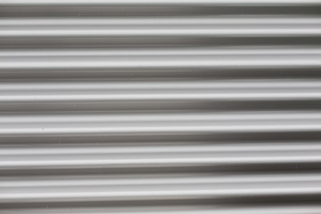 Image showing close up of aluminum metal garage door backdrop