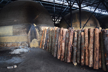 Image showing Traditional Charcoal factory Sepetang, Malaysia  