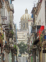 Image showing street scenery in Havana