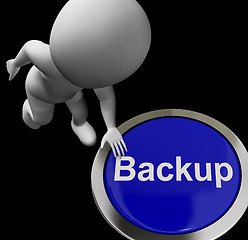 Image showing Backup Button For Archives And Data Storing