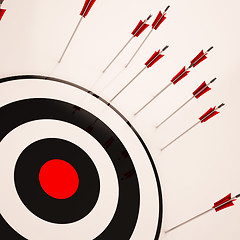 Image showing Missed Target Shows Failure Unsuccessful Aim