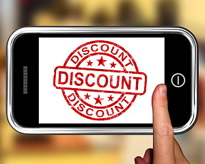 Image showing Discount On Smartphone Shows Promotional Products