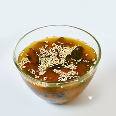 Image showing THe miso soup 