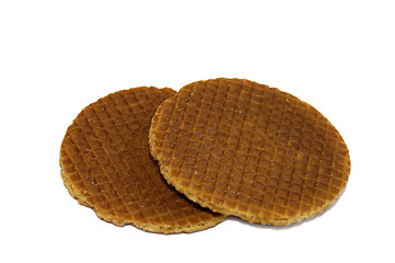 Image showing Treacle waffle