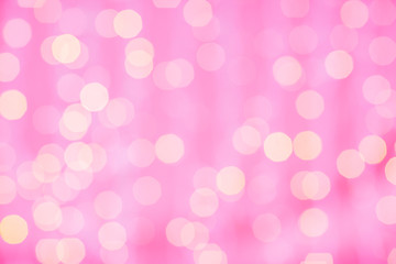 Image showing pink blurred background with bokeh lights