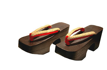 Image showing Wooden shoes